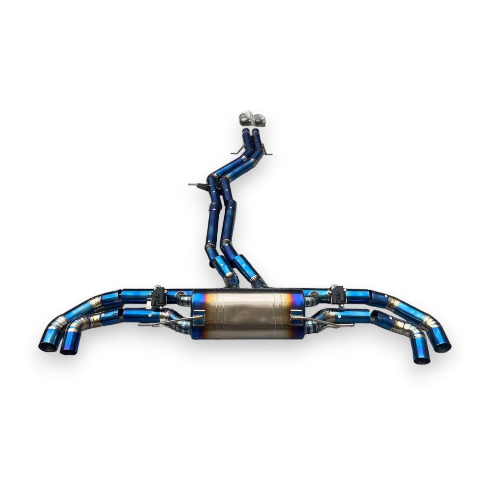 2019 - 2023 Audi Sq8 Valved Sport Exhaust System | Titanium / Chrome Tips