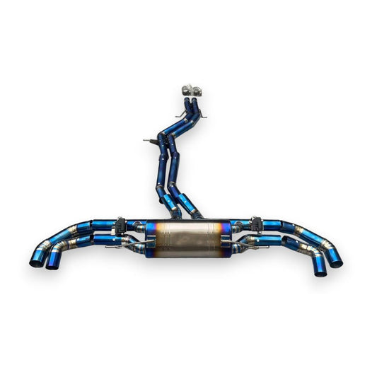 2019 - 2023 Audi Sq8 Valved Sport Exhaust System | Titanium / Chrome Tips