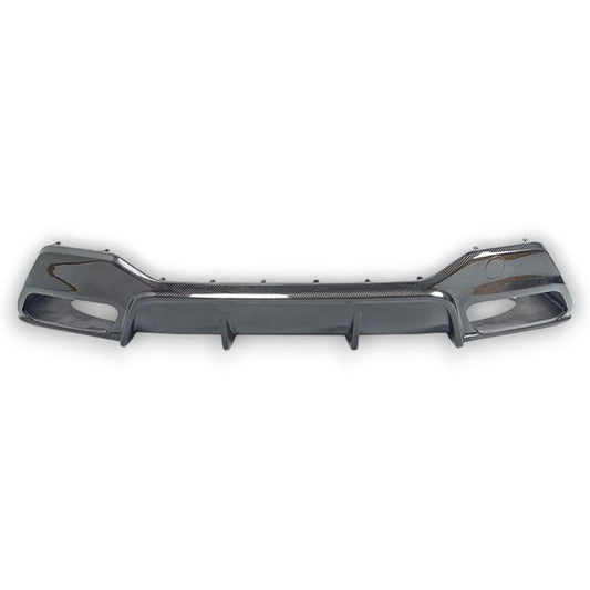 2019+ BMW 8-Series V1 Style Carbon Fiber Rear Diffuser | G14/G15/G16 - 2 Doors (G15 Coupe/G14 Convertible) - Rear