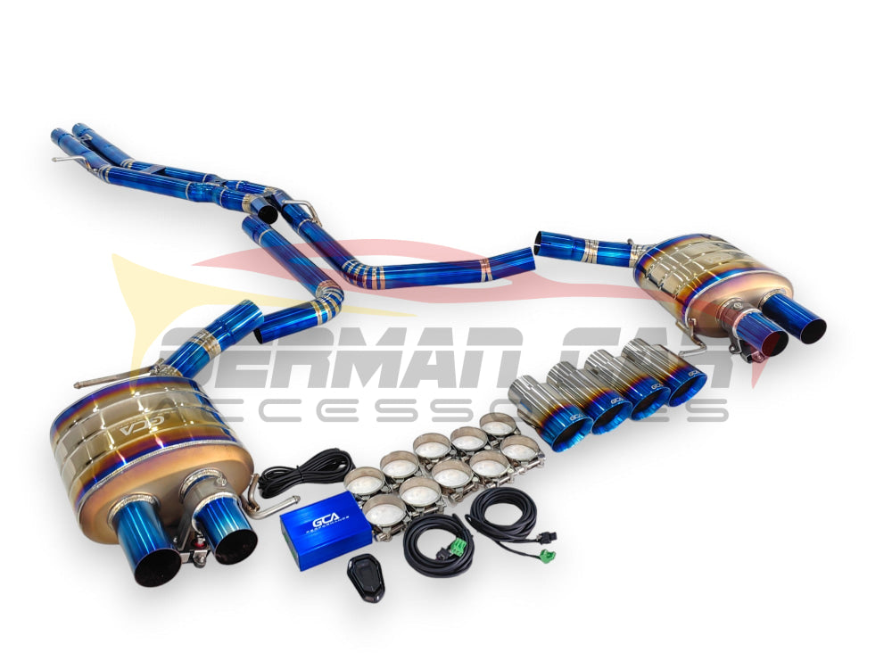 2019 + Audi A6/A7 Valved Sport Exhaust System | C8 Titanium / Chrome Tips