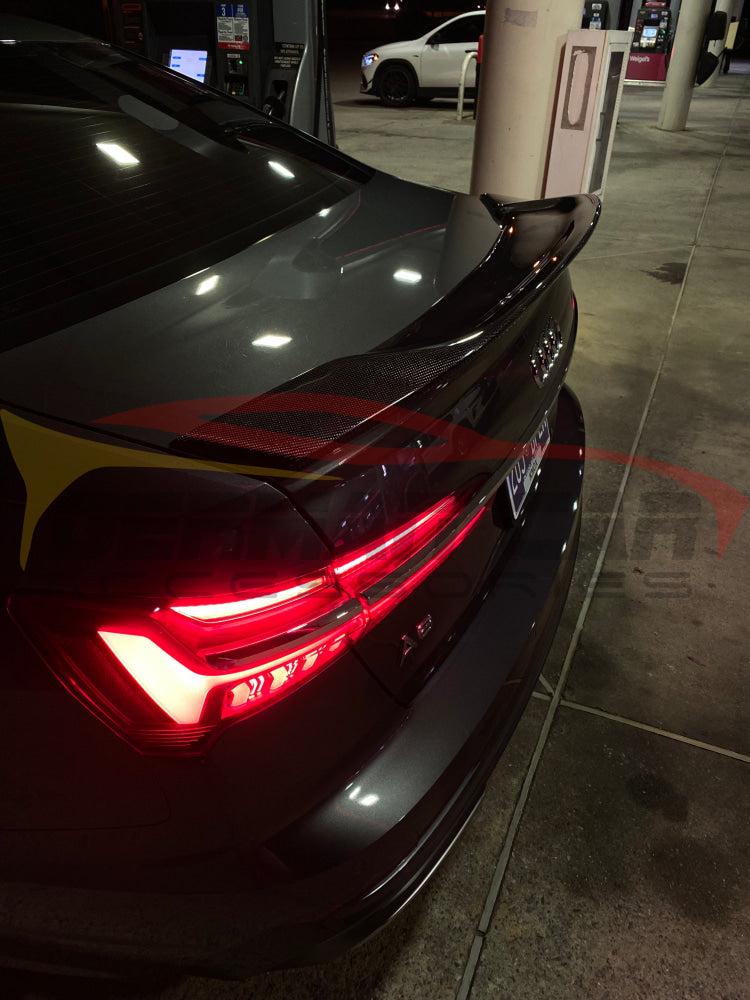 2019+ Audi A6/S6 Renntech Style Carbon Fiber Trunk Spoiler | C8 A6/S6 Rear Trunk Spoilers