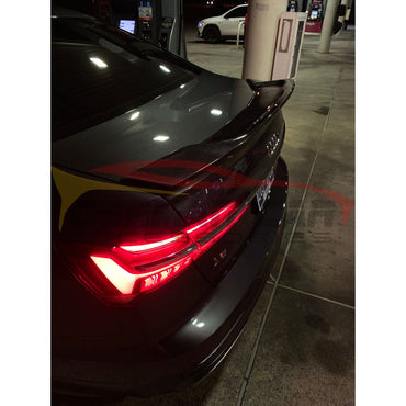 2019+ Audi A6/S6 Renntech Style Carbon Fiber Trunk Spoiler | C8 A6/S6 Rear Trunk Spoilers