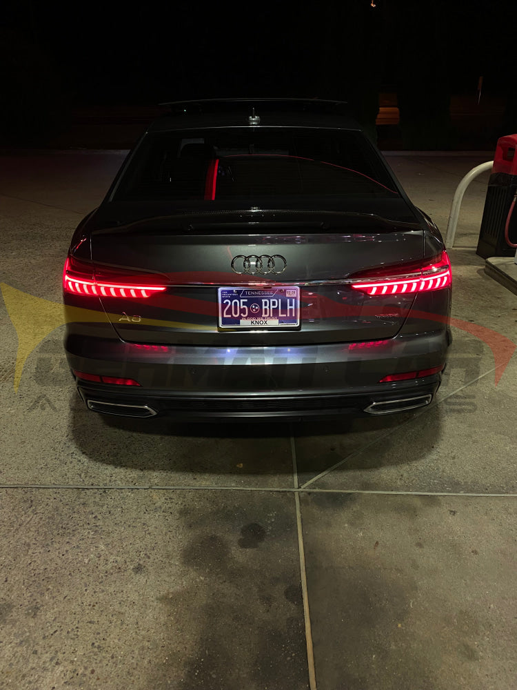 2019+ Audi A6/S6 Renntech Style Carbon Fiber Trunk Spoiler | C8 A6/S6 Rear Trunk Spoilers