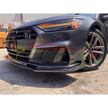 2019+ Audi A7/S7 Carbon Fiber Front Lip | C8 A7/S7 Front Lips/Splitters