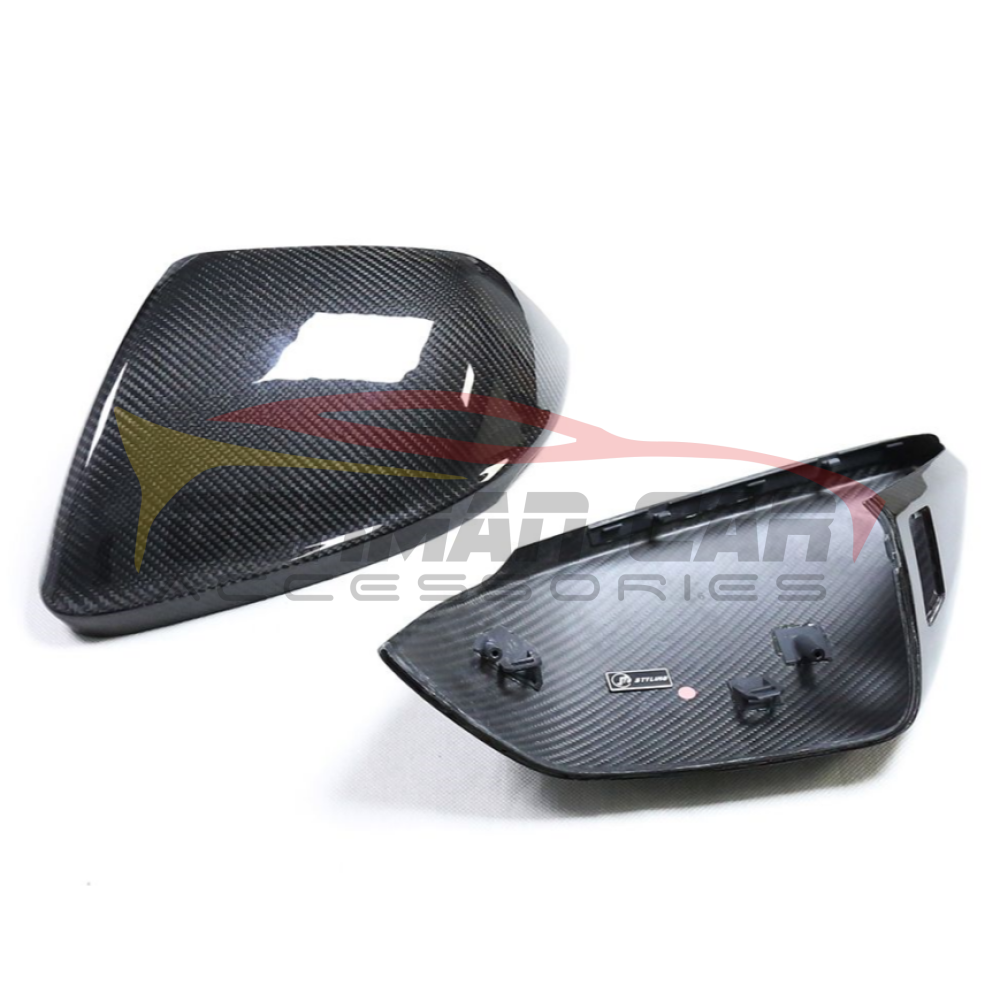 2019+ Audi Q8/Sq8/Rsq8 Carbon Fiber Mirror Caps |