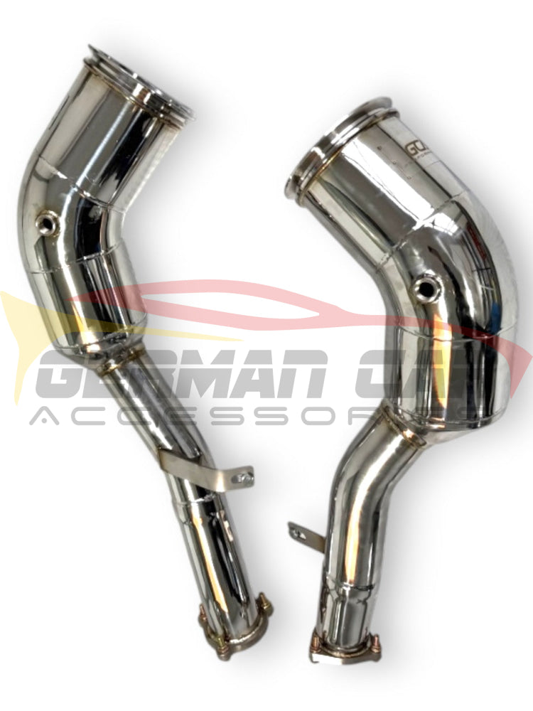 2019 + Audi S6/S7 Downpipes | C8 No Heat Shield / Racing Downpipe (No Cat)