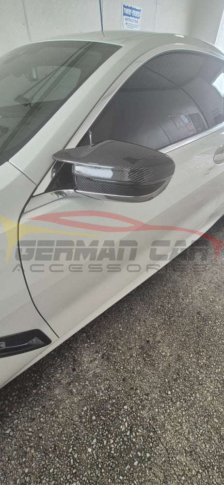 2019 + BMW 3-Series/4-Series/i4 M-Style Carbon Fiber Mirror Caps | G20/G22/G23/G26 Mirror Caps