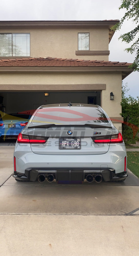 2019+ Bmw 3-Series/m3 M4 Style Carbon Fiber Trunk Spoiler | G20/g80