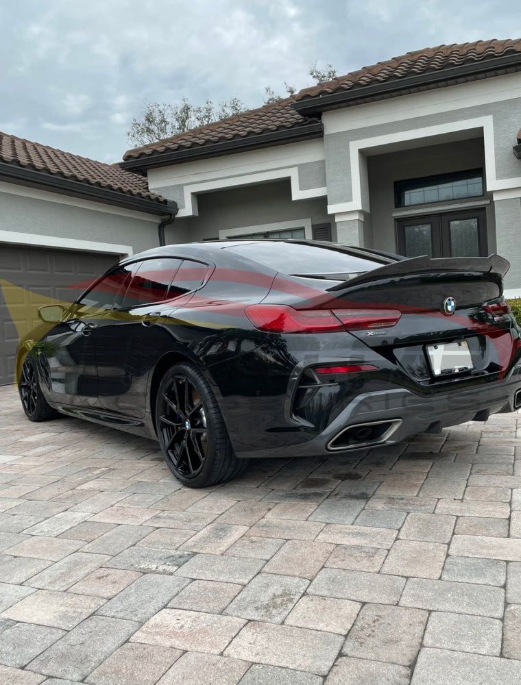 2019+ Bmw 8-Series Carbon Fiber Rear Bumper Canards | G14/G15/G16 Additional Accessories