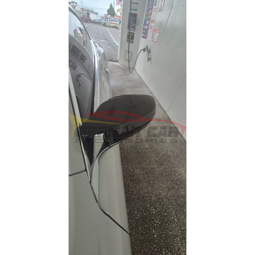 2019 + BMW 8-Series M-Style Carbon Fiber Mirror Caps | G14/G15/G16 Mirror Caps