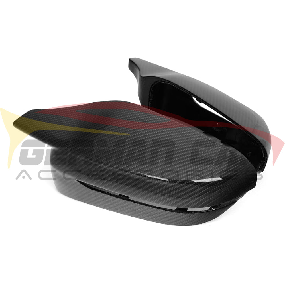 2019+ Bmw 8-Series M-Style Carbon Fiber Mirror Caps | G14/g15/g16
