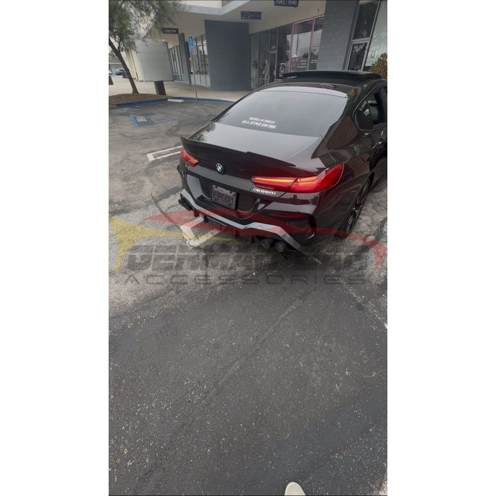 2019 + BMW 8-Series/M8 V Style Carbon Fiber Trunk Spoiler | F91/F92/F93/G14/G15/G16 Rear Trunk Spoilers
