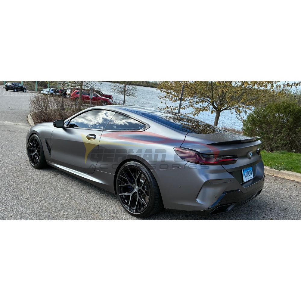 2019 + BMW 8-Series/M8 V Style Carbon Fiber Trunk Spoiler | F91/F92/F93/G14/G15/G16 Rear Trunk Spoilers