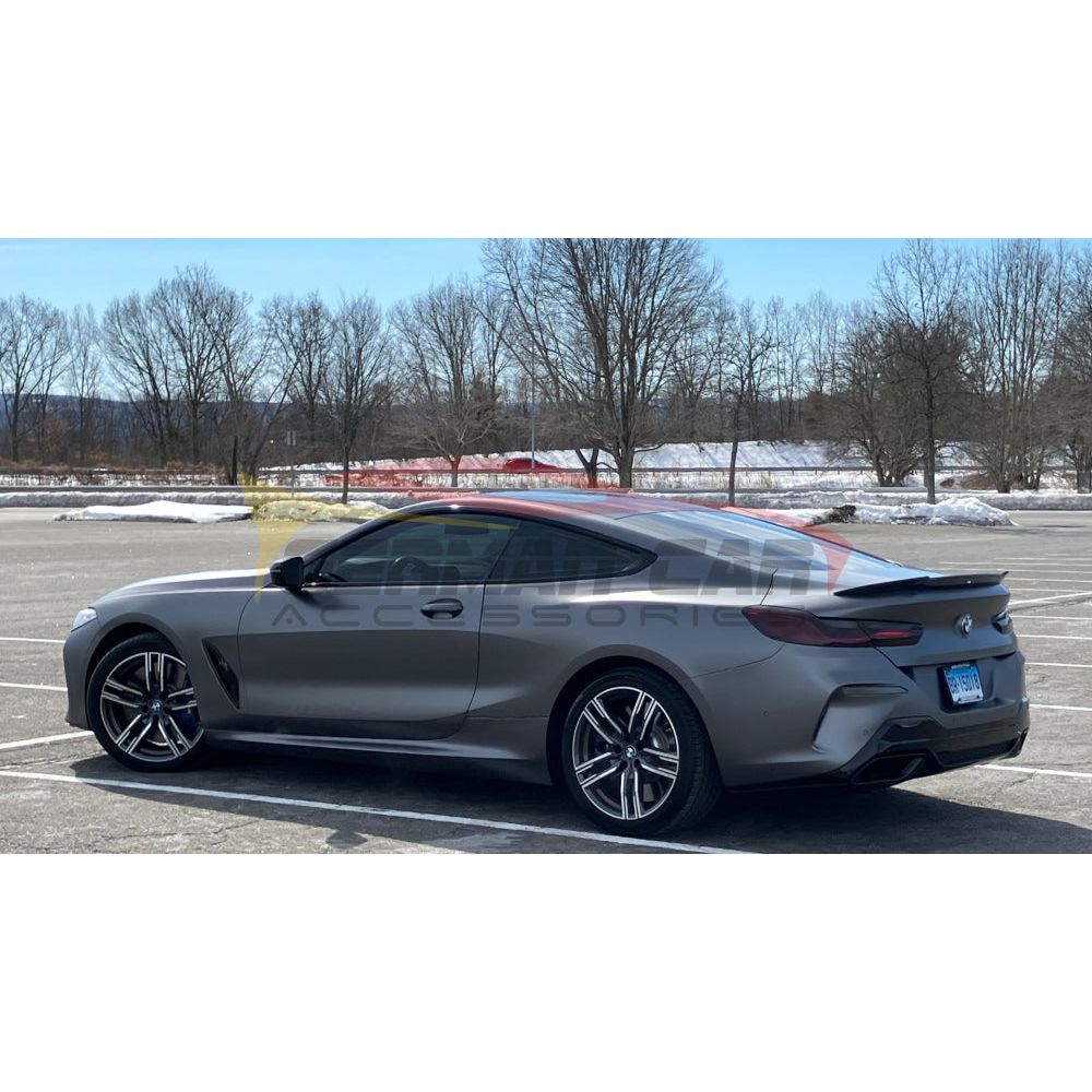 2019 + BMW 8-Series/M8 V Style Carbon Fiber Trunk Spoiler | F91/F92/F93/G14/G15/G16 Rear Trunk Spoilers