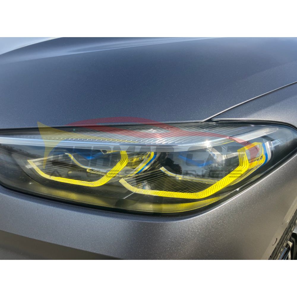 2019 + BMW M8/8-Series CSL Style Headlights Yellow DRL Modules | F91/F92/F93/G14/G15/G16 Headlights