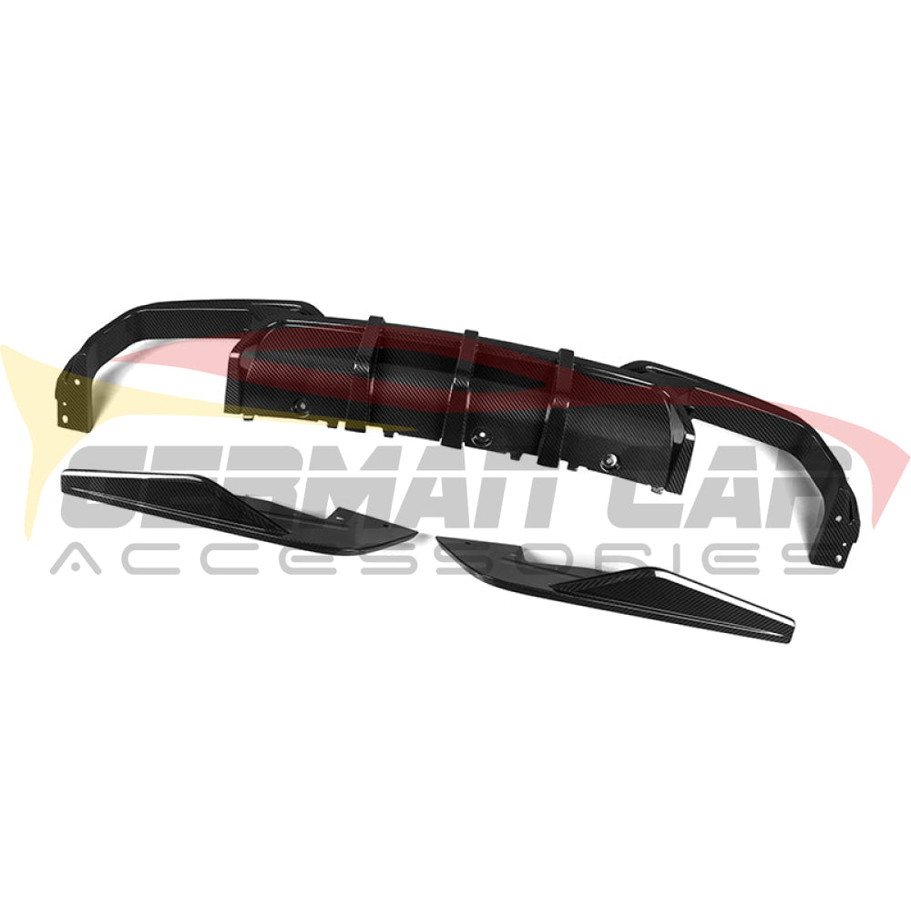 2019 + BMW M8 Carbon Fiber 3 Piece Rear Diffuser | F91/F92/F93 Rear Diffusers