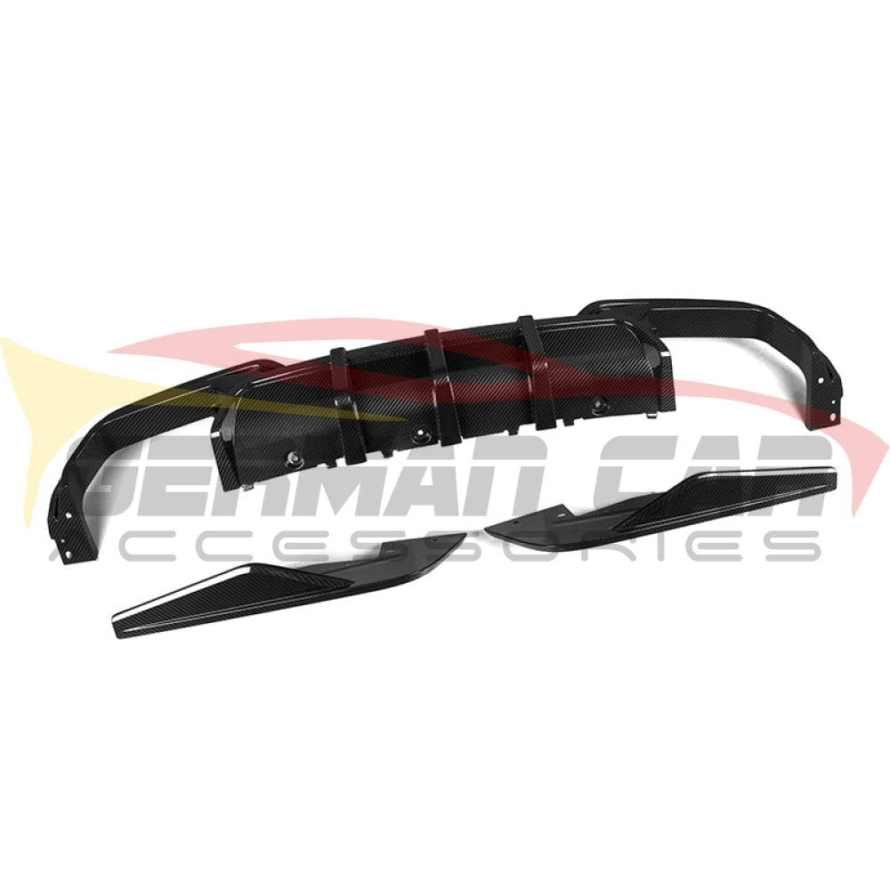2019 + BMW M8 Carbon Fiber 3 Piece Rear Diffuser | F91/F92/F93 Rear Diffusers