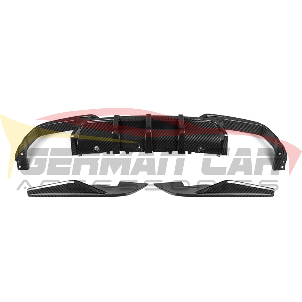 2019 + BMW M8 Carbon Fiber 3 Piece Rear Diffuser | F91/F92/F93 Rear Diffusers