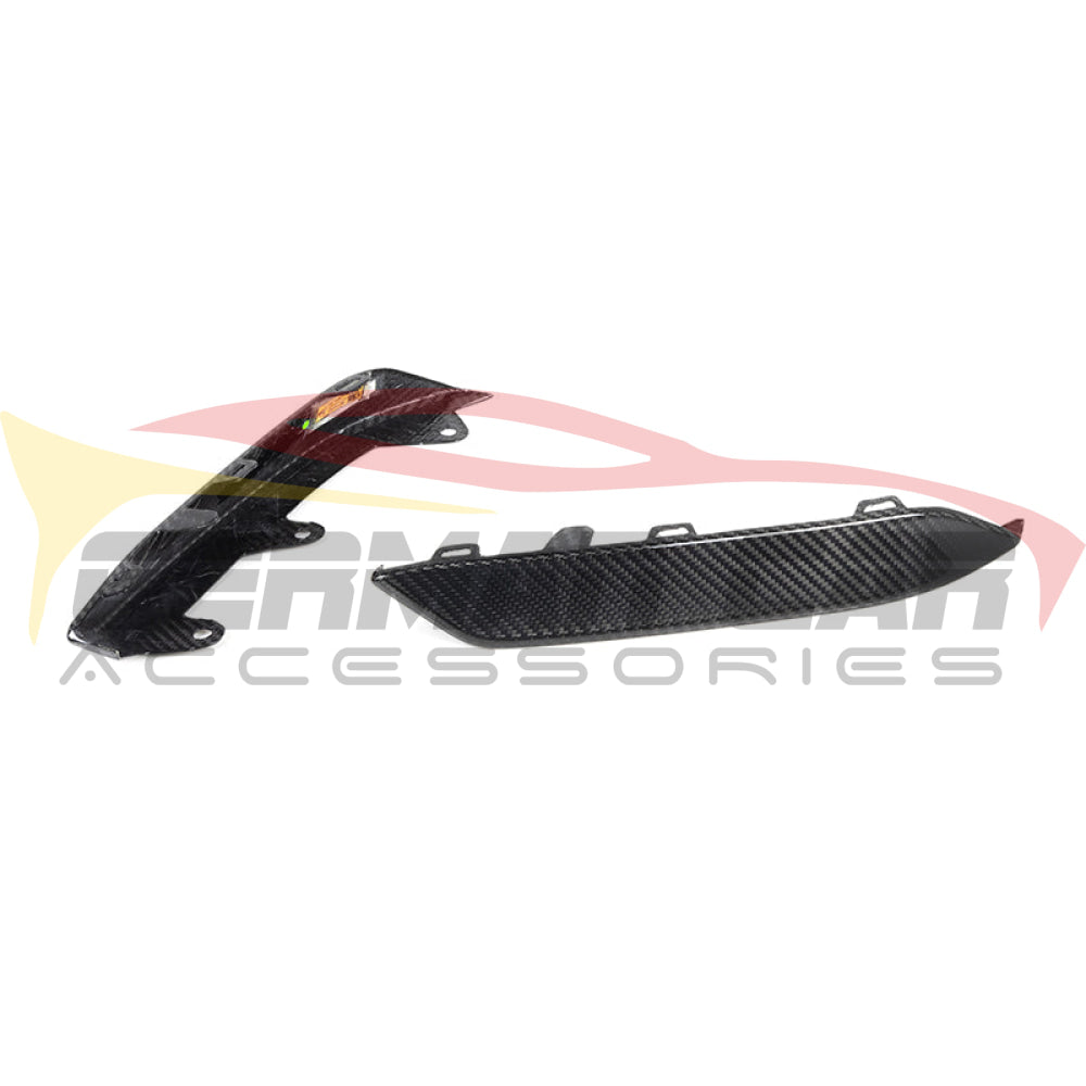 2019 + BMW M8 Carbon Fiber Front Splitters | F91/F92/F93 Front Lips/Splitters
