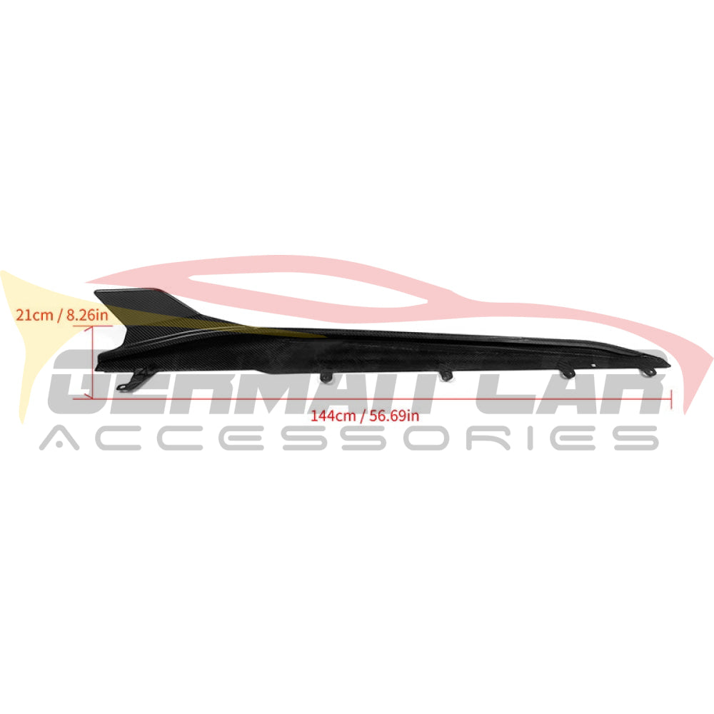 2019 + BMW M8 Carbon Fiber Side Skirts | F91/F92/F93 Side Skirts