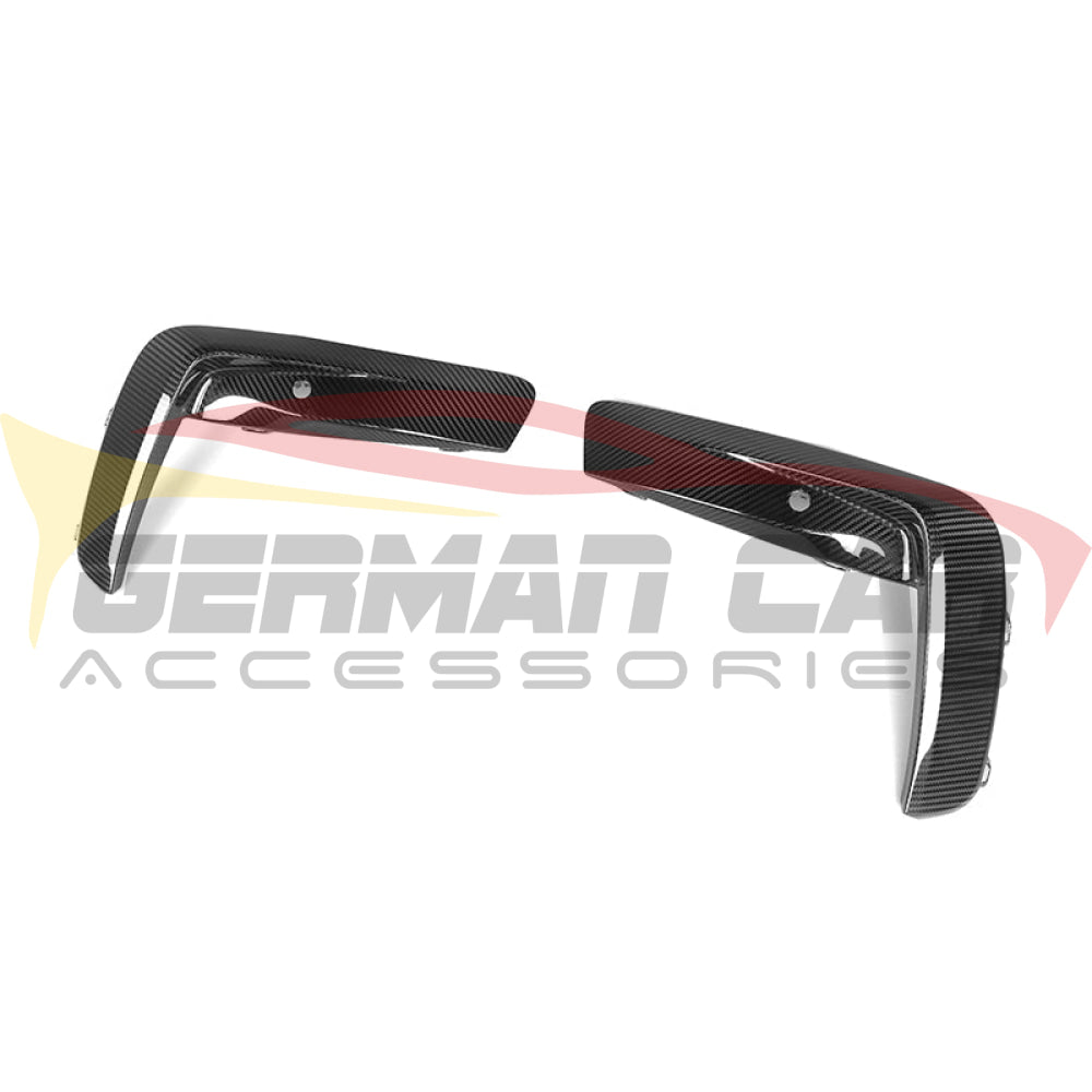 2019 + BMW M8 Carbon Fiber Upper Front Bumper Splitters | F91/F92/F93 Additional Accessories