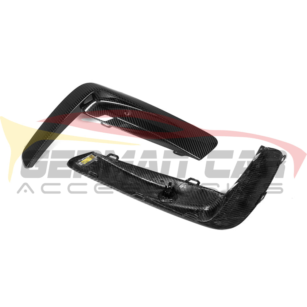 2019 + BMW M8 Carbon Fiber Upper Front Bumper Splitters | F91/F92/F93 Additional Accessories