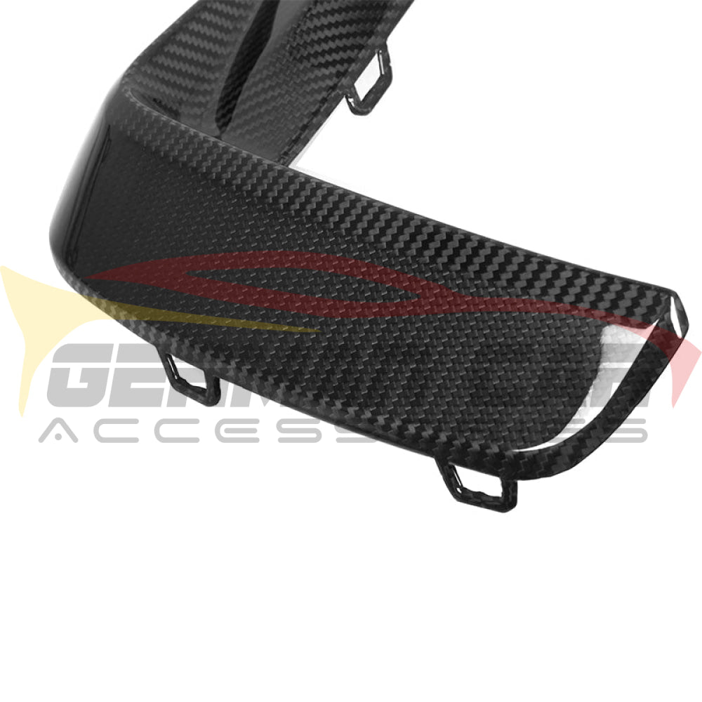 2019 + BMW M8 Carbon Fiber Upper Front Bumper Splitters | F91/F92/F93 Additional Accessories