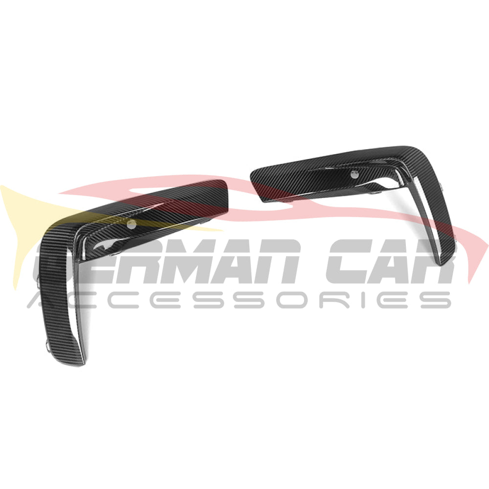 2019 + BMW M8 Carbon Fiber Upper Front Bumper Splitters | F91/F92/F93 Additional Accessories