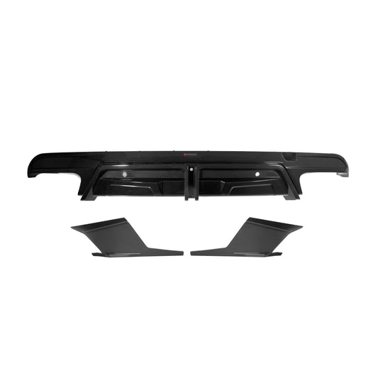 2019 + BMW X5M Carbon Fiber 3 Piece Rear Diffuser | F95 Rear Diffusers