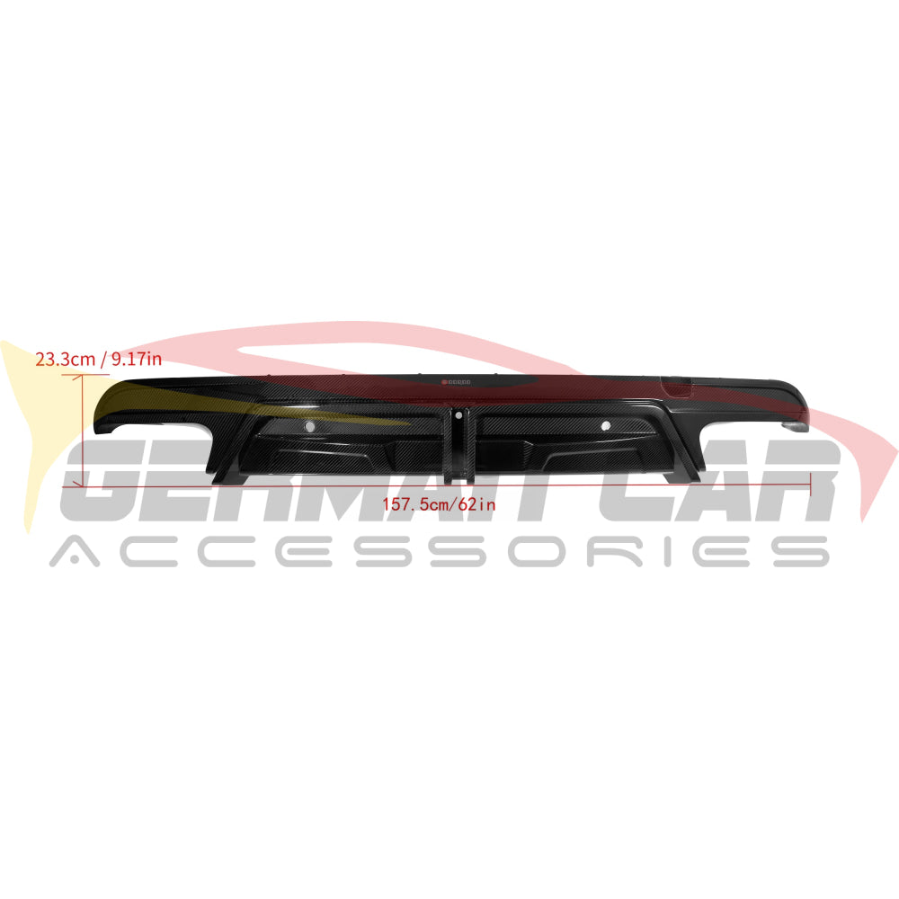 2019 + BMW X5M/X6M Carbon Fiber Rear Diffuser | F95/F96 Rear Diffusers
