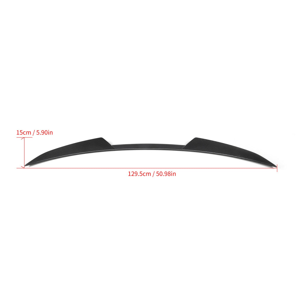 2019 + BMW X6/X6M Carbon Fiber Rear S Style Trunk Spoiler | G06/F96 Rear Trunk Spoilers