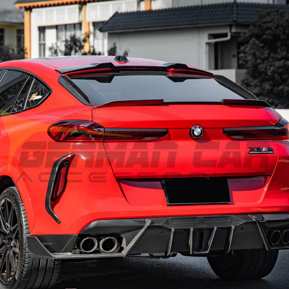 2019 + BMW X6/X6M Carbon Fiber S Style Roof Spoiler | G06/F96 Roof Spoilers