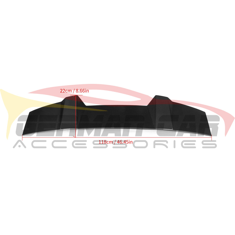 2019 + BMW X6/X6M Carbon Fiber S Style Roof Spoiler | G06/F96 Roof Spoilers