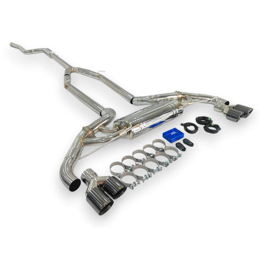 2019 + BMW X7 Valved Sport Exhaust System | G07 X7 Stainless Steel Exhaust / Chrome Tips Exhausts