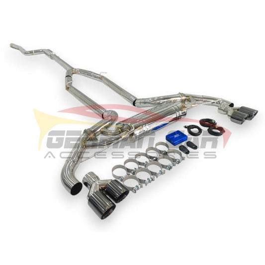 2019 + BMW X7 Valved Sport Exhaust System | G07 X7 Stainless Steel Exhaust / Chrome Tips Exhausts