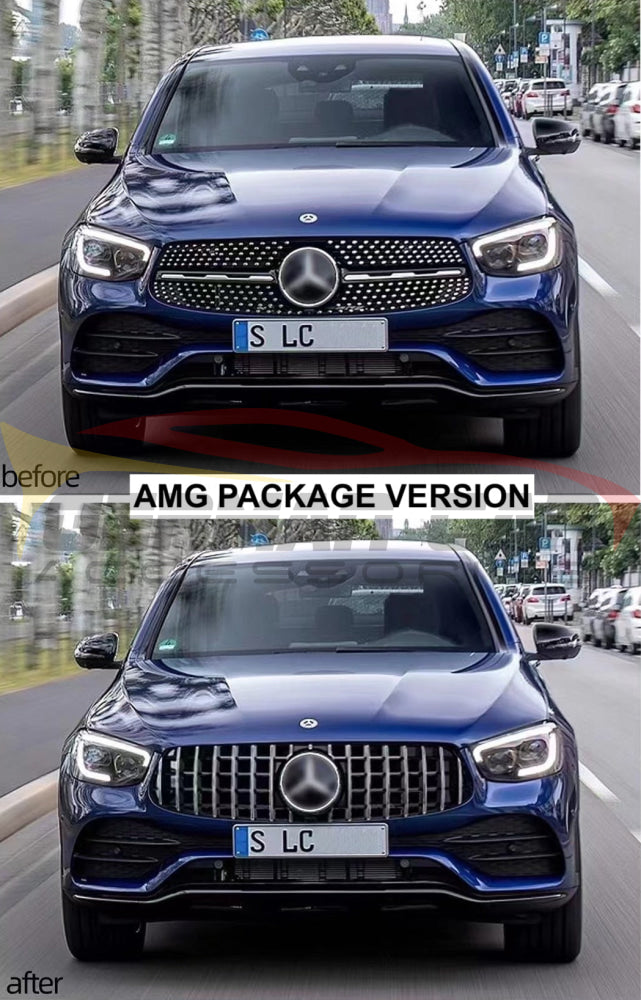 2020-2022 Mercedes-Benz Glc Gtr Style Front Grille | W253 Facelift Grilles