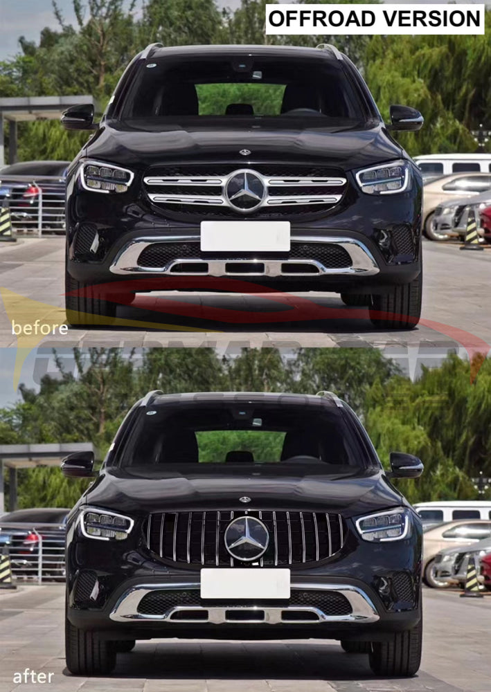 2020-2022 Mercedes-Benz Glc Gtr Style Front Grille | W253 Facelift Grilles