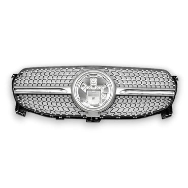2020-2023 Mercedes-Benz GLE Diamond Style Front Grille | W167 Chrome Silver / Standard Version Front Grilles