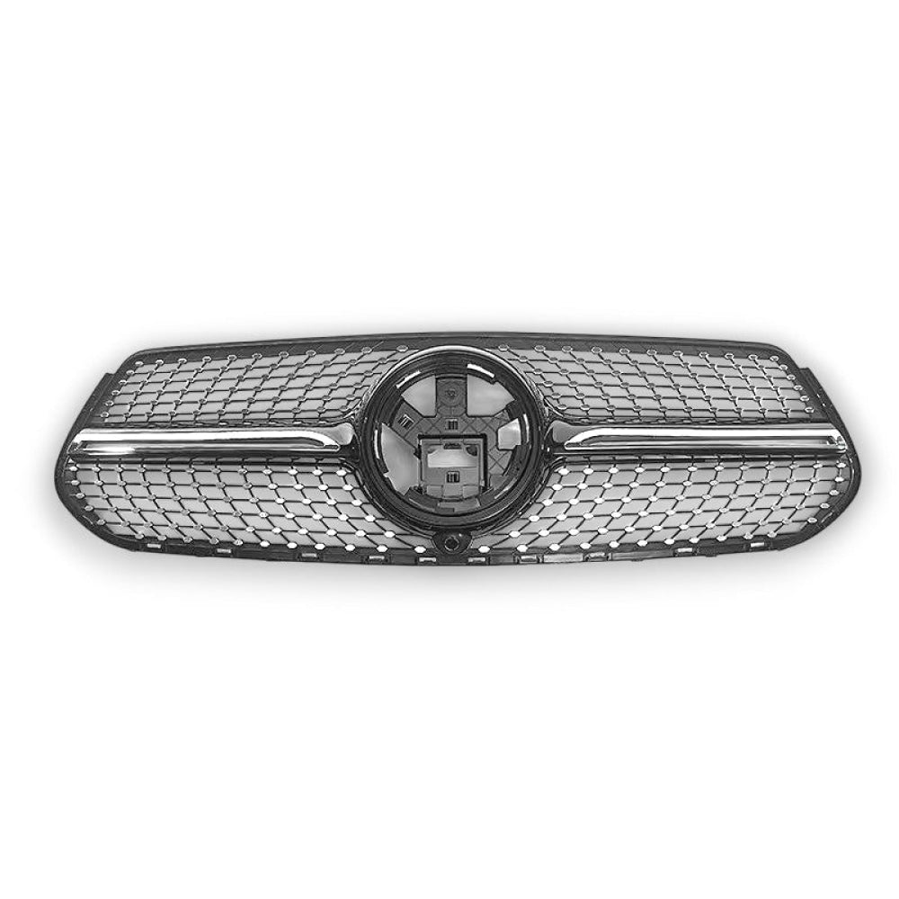 2020-2023 Mercedes-Benz GLE Diamond Style Front Grille | W167 Gloss Black / Sport Version Front Grilles