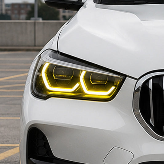 2020-2023 BMW X1/X2 CSL Style Headlights Yellow DRL Module | F48/F39