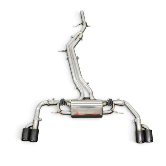 2020-2026 Audi Q7 Valved Sport Exhaust System | 4M.5 Q7 - Stainless Steel Exhaust / Chrome Tips - Exhausts