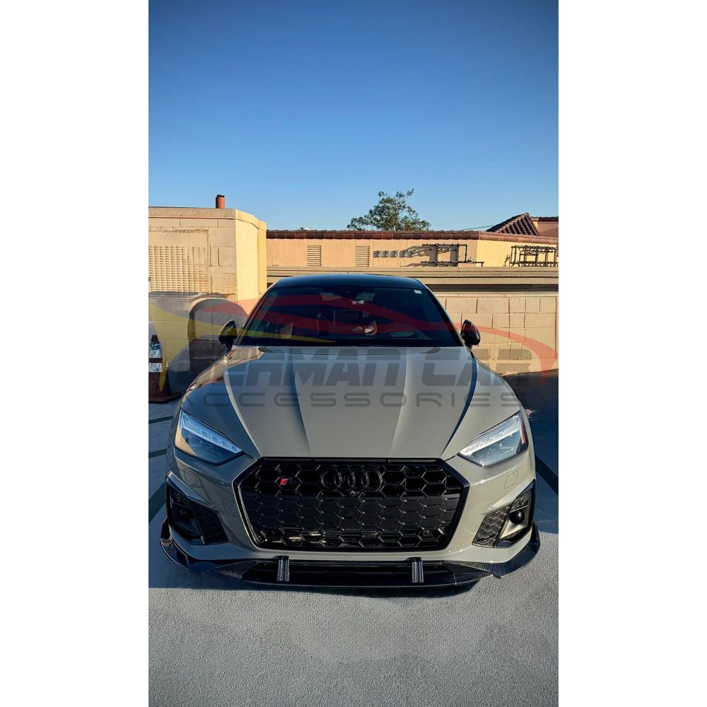 2020 + Audi A5/S5 Carbon Fiber 4 Piece Front Lip | B9.5 A5/S5 Front Lips/Splitters