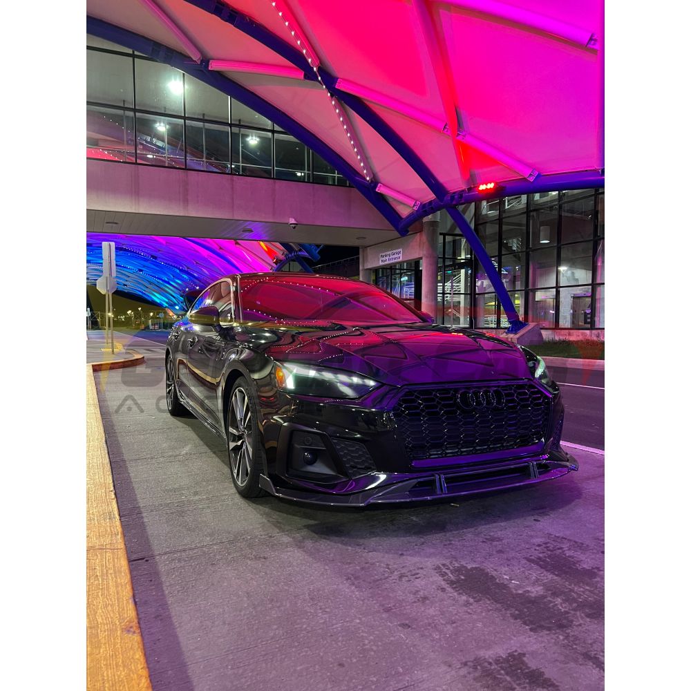 2020 + Audi A5/S5 Carbon Fiber 4 Piece Front Lip | B9.5 Lips/Splitters