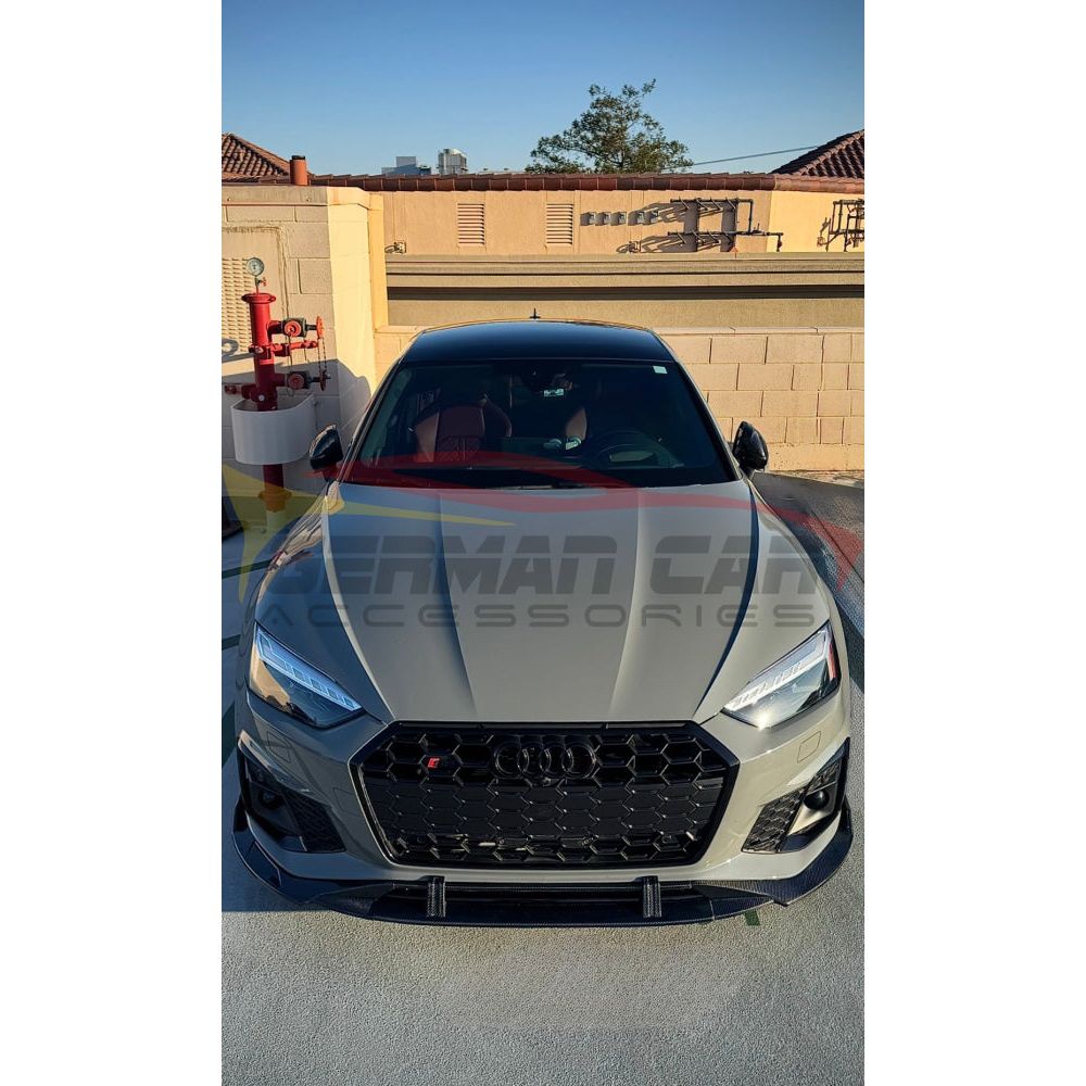 2020 + Audi A5/S5 Carbon Fiber 4 Piece Front Lip | B9.5 A5/S5 Front Lips/Splitters