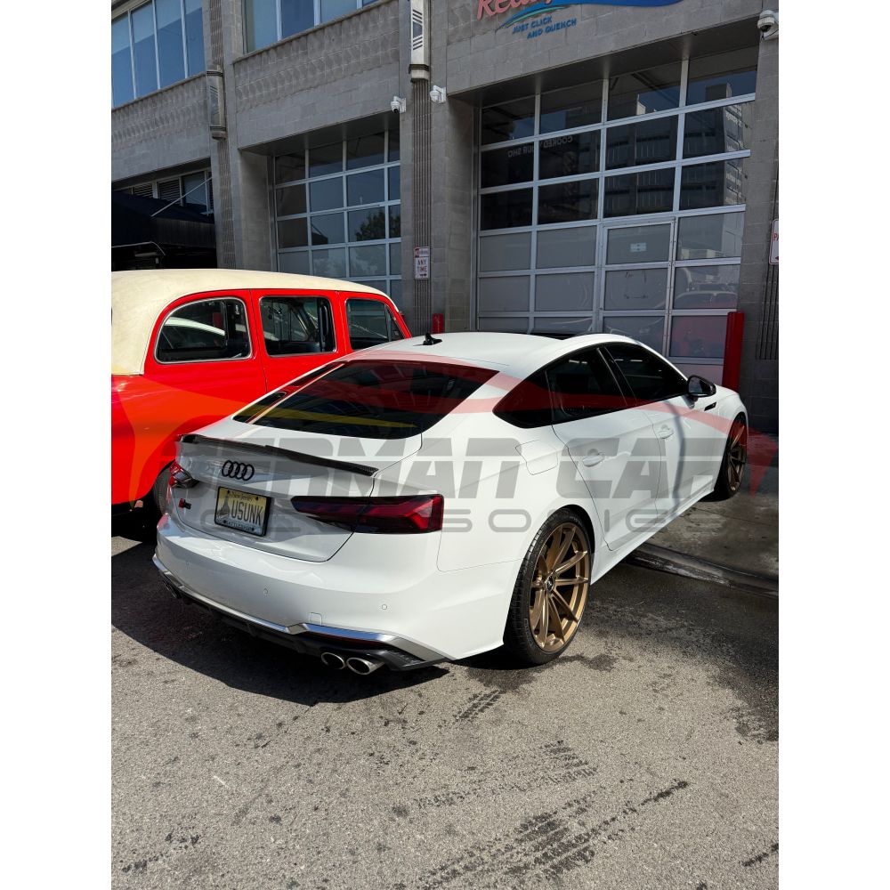 2020+ Audi A5/S5/RS5 V Style Carbon Fiber Trunk Spoiler | B9.5 A5/S5/RS5 Rear Trunk Spoilers