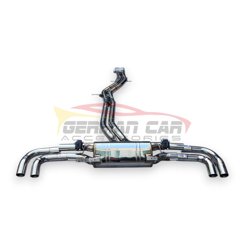 2020 + Audi SQ7 Valved Sport Exhaust System | 4M.5 SQ7 Stainless Steel Exhaust / Chrome Tips Exhausts