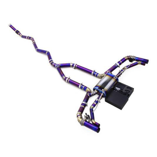 2020 + Mercedes GLE450/GLE53 AMG Valved Sport Exhaust System | W167/C167 Titanium Exhaust / Chrome Tips Exhausts