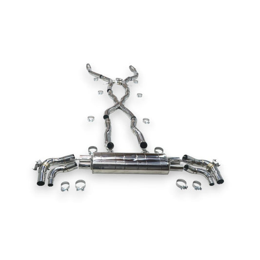 2020+ Mercedes GLE63 AMG Valved Sport Exhaust System | W167 Stainless Steel Exhaust / Chrome Tips Exhausts