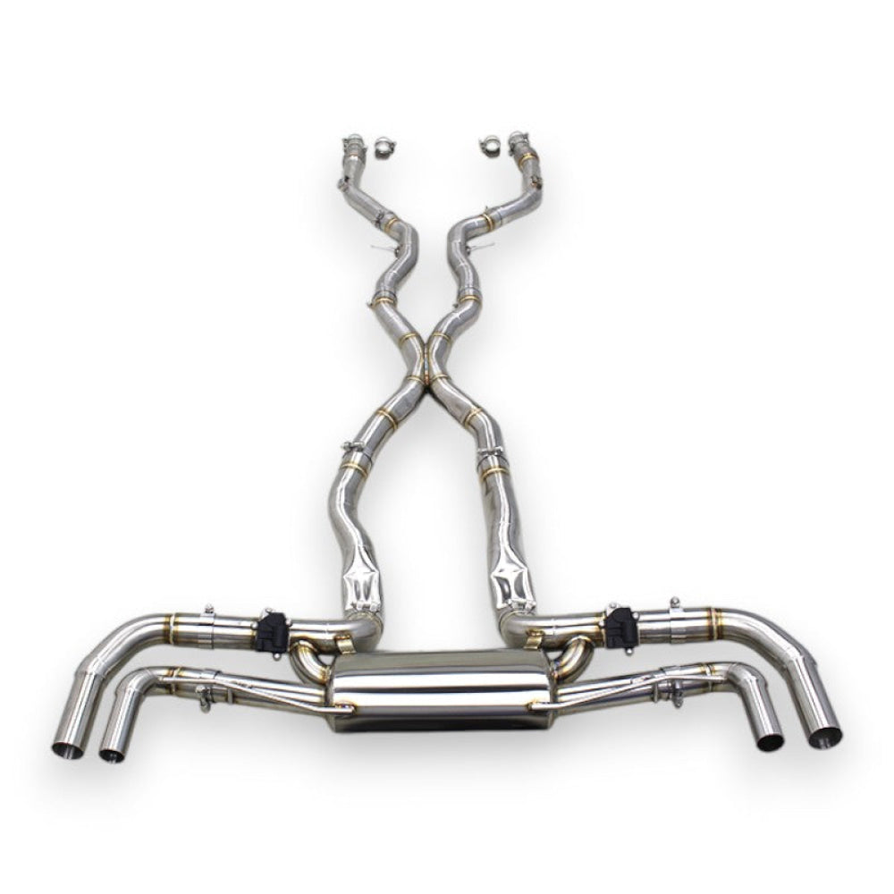 2020 + Mercedes GLS580 Valved Sport Exhaust System | X167/W167 Stainless Steel Exhaust / Chrome Tips Exhausts