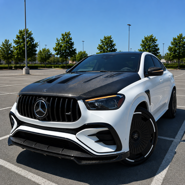 2020+ Mercedes GLE-Class LD Style Carbon Fiber Hood | C167/W167